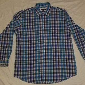 Men's Long Sleeve Button up Shirt XL